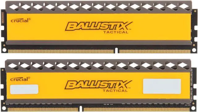 Alt view image 2 of 3 - Ballistix Tactical 8GB (2 x 4GB) DDR3 1866 (PC3 14900) Desktop Memory Model BLT2KIT4G3D1869DT1TX0