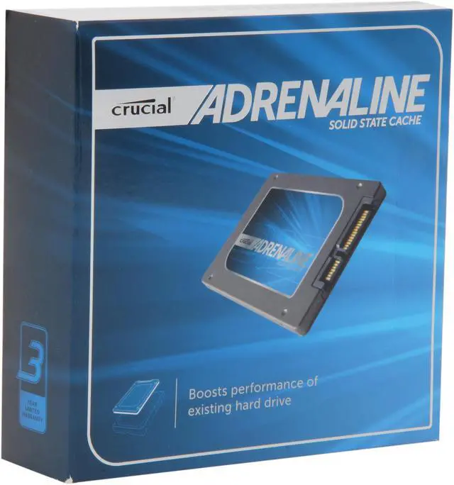Main image of Crucial Adrenaline CT050M4SSC2BDA 50GB Solid State Cache for Windows 7-based PCs