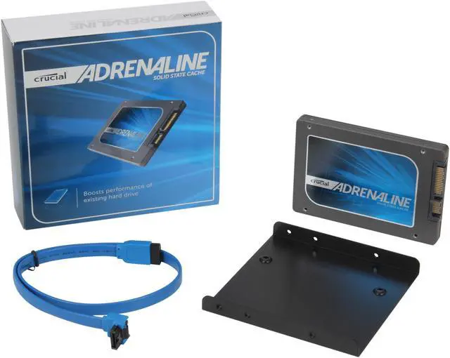 Alt view image 6 of 6 - Crucial Adrenaline CT050M4SSC2BDA 50GB Solid State Cache for Windows 7-based PCs