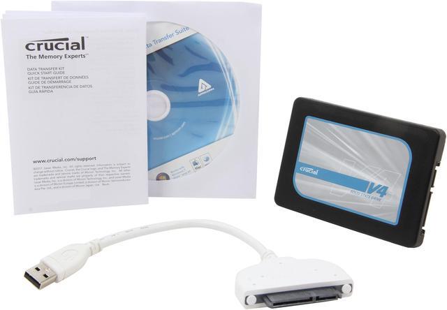 Alt view image 6 of 6 - Crucial V4 2.5" 256GB SATA II MLC Internal Solid State Drive (SSD) with Easy Laptop Install Kit CT256V4SSD2CCA