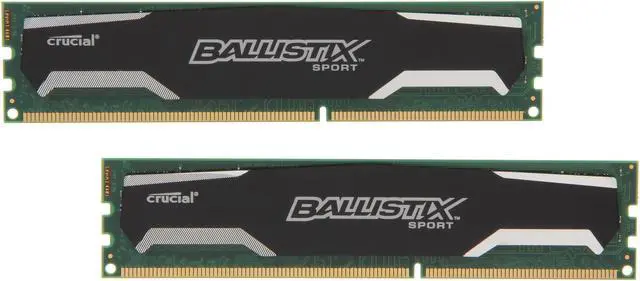 Main image of Crucial Ballistix Sport 16GB (2 x 8GB) DDR3 1333 (PC3 10600) Desktop Memory Model BLS2KIT8G3D1339DS1S00
