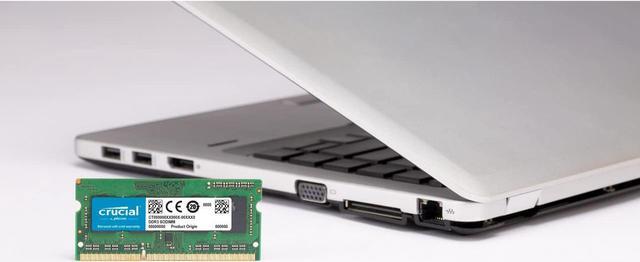 Alt view image 4 of 6 - Crucial 8GB 204-Pin DDR3 SO-DIMM DDR3L 1600 (PC3L 12800) Laptop Memory Model CT102464BF160B