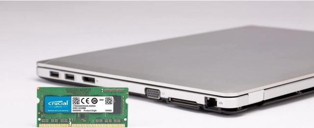 Alt view image 5 of 6 - Crucial 8GB 204-Pin DDR3 SO-DIMM DDR3L 1600 (PC3L 12800) Laptop Memory Model CT102464BF160B