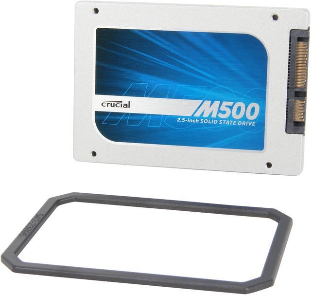 Alt view image 5 of 6 - Crucial M500 CT120M500SSD1 7mm (with 9.5mm adapter) 2.5" 120GB MLC Internal Solid State Drive (SSD)