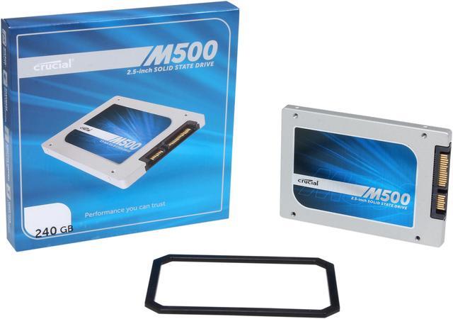 Alt view image 5 of 5 - Crucial M500 CT240M500SSD1 2.5" 240GB SATA III MLC Internal Solid State Drive (SSD)