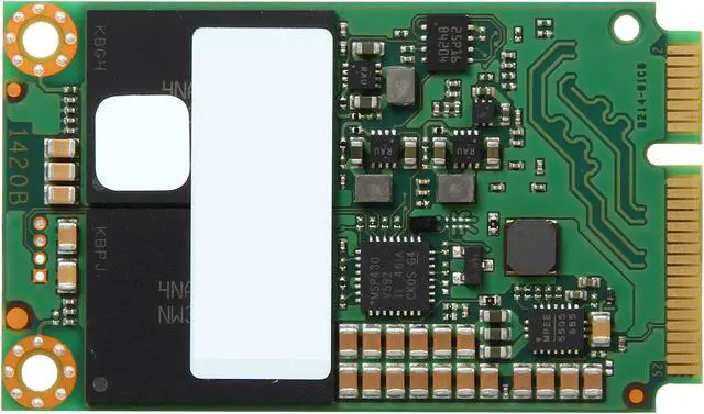 Alt view image 3 of 4 - Crucial M500 120GB Mini-SATA (mSATA) MLC Internal Solid State Drive (SSD) CT120M500SSD3