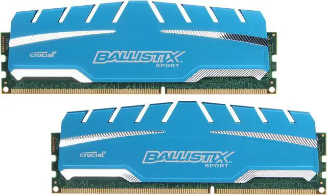 Main image of Ballistix Sport 8GB (2 x 4GB) DDR3 1600 (PC3 12800) Desktop Memory Model BLS2K4G3D169DS3