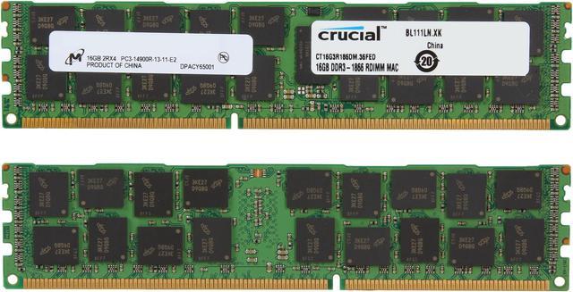 Apple 32?GB 2?X 16gb ddr3???1866?pc3???14900?ECC RDIMM Apple