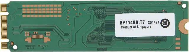 Alt view image 2 of 3 - Crucial M550 M.2 Type 2280 256GB SATA 6Gb/s MLC Internal Solid State Drive (SSD) CT256M550SSD4