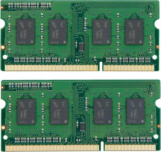Alt view image 2 of 4 - Crucial 8GB (2 x 4GB) 204-Pin DDR3 SO-DIMM DDR3L 1600 (PC3L 12800) Laptop Memory Model CT2KIT51264BF160BJ