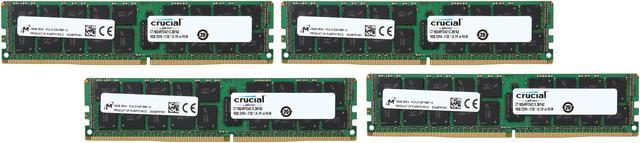 Crucial 64GB (4 x 16GB) ECC Registered DDR4 2133 (PC4 17000) Server Memory  Model CT4K16G4RFD4213