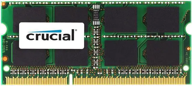 Main image of Crucial - DDR3 - 8 GB: 2 x 4 GB - SO-DIMM 204-pin - 1066 MHz / PC3-8500 - CL7 - 1.5 V - unbuffered - non-ECC - for Apple iMac (Early 2009, Late 2009, Mid 2009), Mac mini, MacBook (Late 2008)