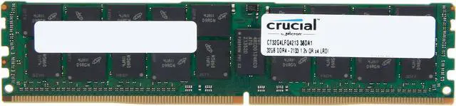 Main image of Crucial 32GB ECC Load Reduced DDR4 2133 (PC4 17000) Server Memory Model CT32G4LFQ4213