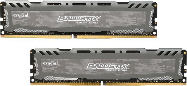 Ballistix Sport LT 16GB (2 x 8GB) DDR4 2400 (PC4 19200) Memory Model  BLS2K8G4D240FSB