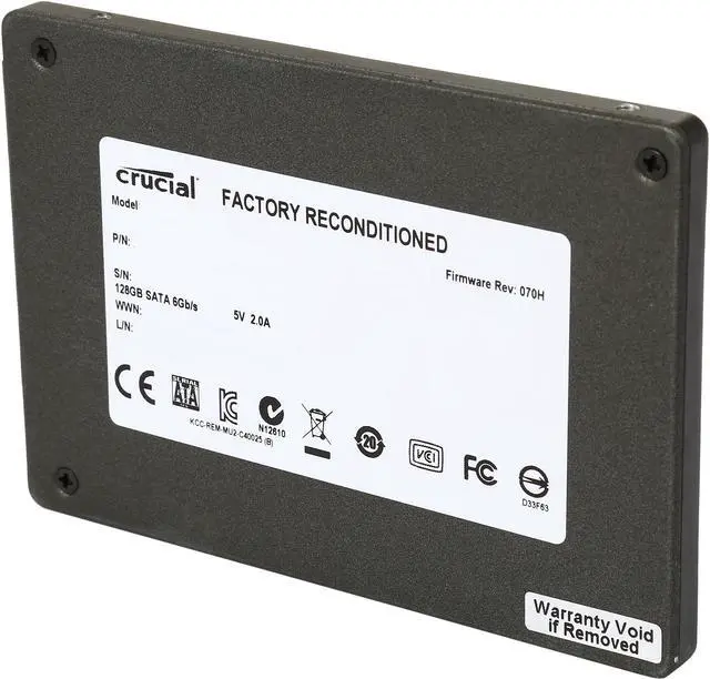 Crucial m4 128GB 2.5-Inch Solid State Drive SATA 6Gb/s with Data Trans Crucial m4 SSD 2.5\" 128GB SATA 6Gb&frasl;s CT128M4SSD2 See Pics | eBay