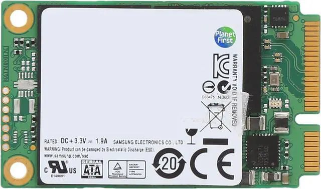 Alt view image 2 of 4 - SAMSUNG mSATA 128GB Internal Solid State Drive (SSD) MZ-MPC1280/0L1