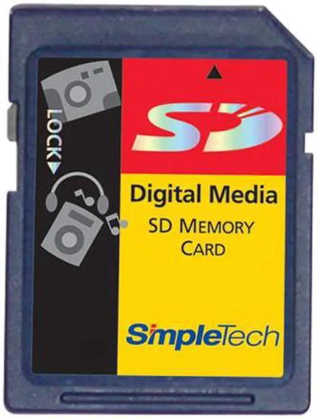 Main image of SimpleTech 4GB Secure Digital (SD) Flash Card Model STI-SD/4GB