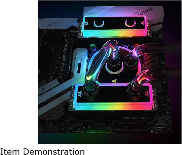 Alt view image 10 of 15 - Thermaltake WaterRam RGB 16GB (2 x 8GB) 288-Pin DDR4 SDRAM DDR4 3200 (PC4 25600) Liquid Cooling Memory Model CL-W251-CA00SW-A