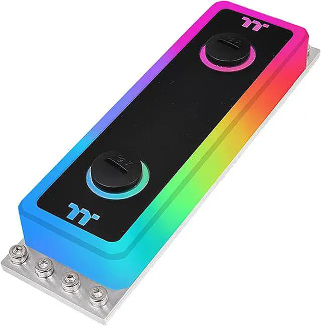 Alt view image 2 of 15 - Thermaltake WaterRam RGB 16GB (2 x 8GB) 288-Pin DDR4 SDRAM DDR4 3200 (PC4 25600) Liquid Cooling Memory Model CL-W251-CA00SW-A