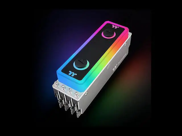Alt view image 12 of 15 - Thermaltake WaterRam RGB 16GB (2 x 8GB) 288-Pin DDR4 SDRAM DDR4 3200 (PC4 25600) Liquid Cooling Memory Model CL-W251-CA00SW-A