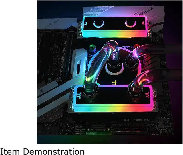 Alt view image 11 of 13 - Thermaltake WaterRam RGB 32GB (4 x 8GB) 288-Pin DDR4 SDRAM DDR4 3200 (PC4 25600) Liquid Cooling Memory Model CL-W252-CA00SW-A