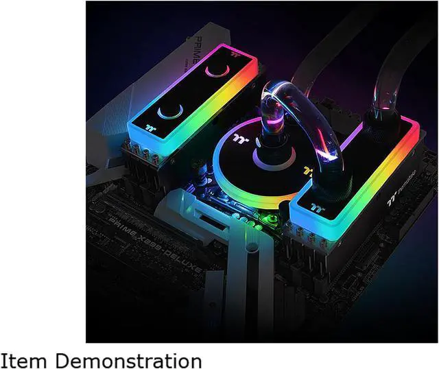Alt view image 12 of 13 - Thermaltake WaterRam RGB 32GB (4 x 8GB) 288-Pin DDR4 SDRAM DDR4 3200 (PC4 25600) Liquid Cooling Memory Model CL-W252-CA00SW-A