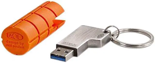 Alt view image 2 of 2 - LaCie 16GB RuggedKey USB 3.0 Flash Drive 256bit AES Encryption LAC9000146