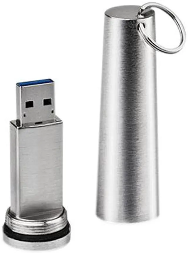 Alt view image 2 of 5 - LaCie XtremKey 64GB USB 3.0 Flash Drive 256bit AES Encryption LAC9000349