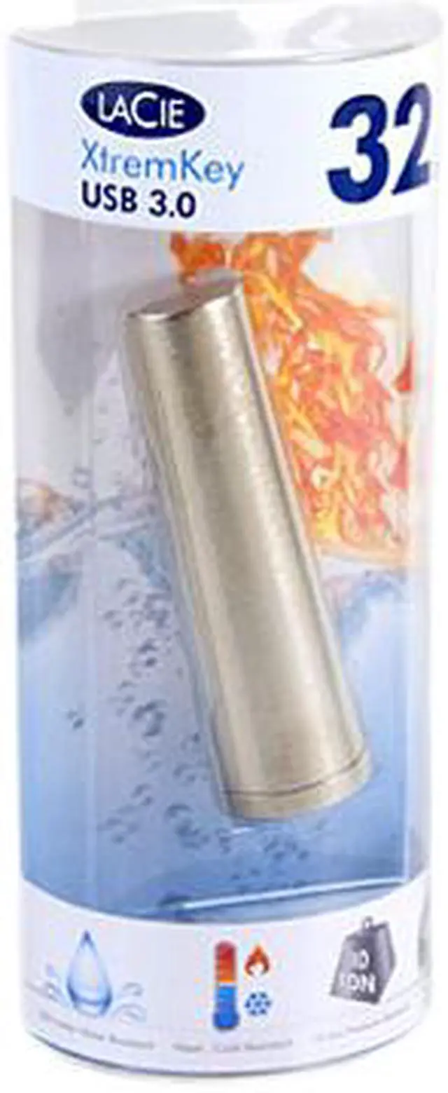 Alt view image 5 of 5 - LaCie XtremKey 64GB USB 3.0 Flash Drive 256bit AES Encryption LAC9000349
