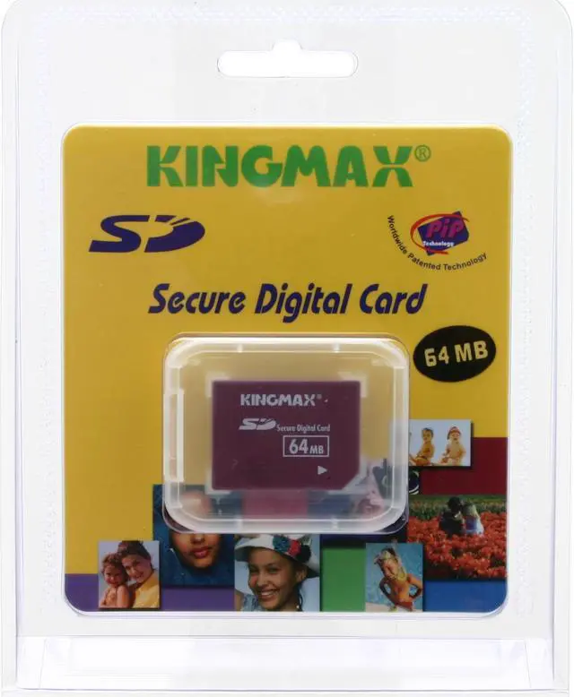 Main image of KINGMAX 64MB Secure Digital (SD) Flash Media Model SDC-064M3P
