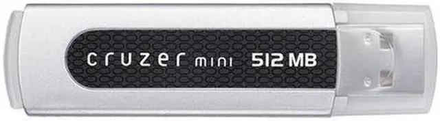 Main image of SanDisk Cruzer Mini 512MB Flash Drive (USB2.0 Portable) SDCZ2512A10 - OEM