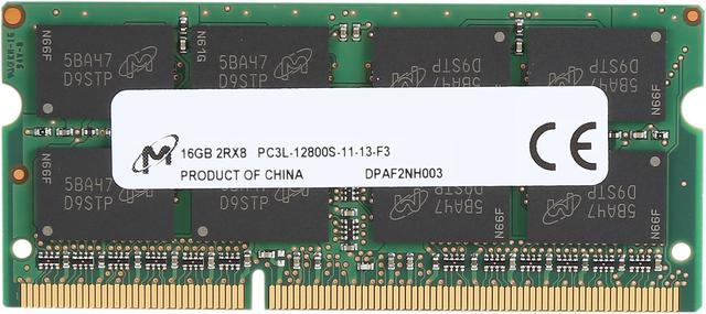 Crucial 4GB DDR3L 1600Mhz PC3L-12800 NON ECC SODIMM Laptop Memory  CT51264BF160BJ 649528762191