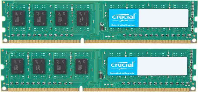 Main image of Crucial 4GB (2 x 2GB) DDR3L 1600 (PC3L 12800) Desktop Memory Model CT2K25664BD160B