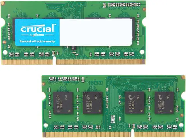 Alt view image 2 of 3 - Crucial 8GB (2 x 4GB) DDR3L 1600 (PC3L 12800) ECC Unbuffered Memory for Mac Model CT2K4G3S160BJM