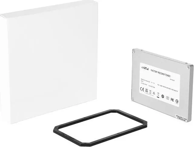 Alt view image 5 of 5 - Crucial M500 CT480M500SSD1 7mm (with 9.5mm adapter) 2.5" 480GB SATA III MLC Internal Solid State Drive (SSD)