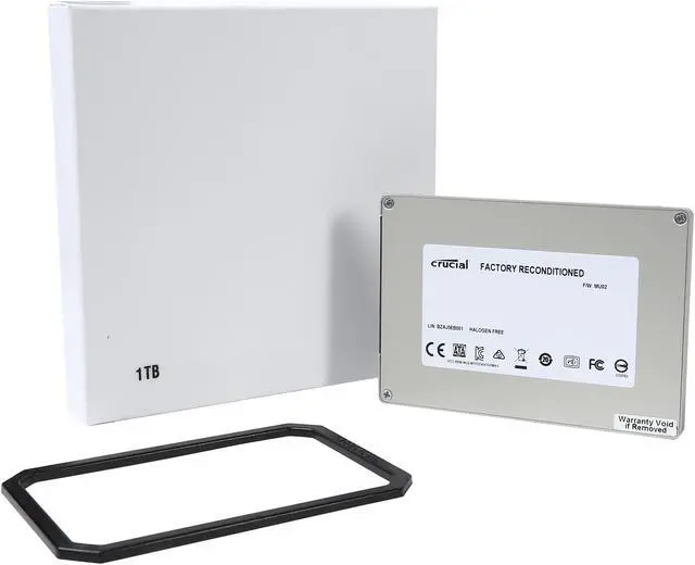 Alt view image 5 of 5 - Crucial M550 2.5" 1TB SATA 6Gb/s MLC Internal Solid State Drive (SSD) CT1024M550SSD1 - Factory Recertified