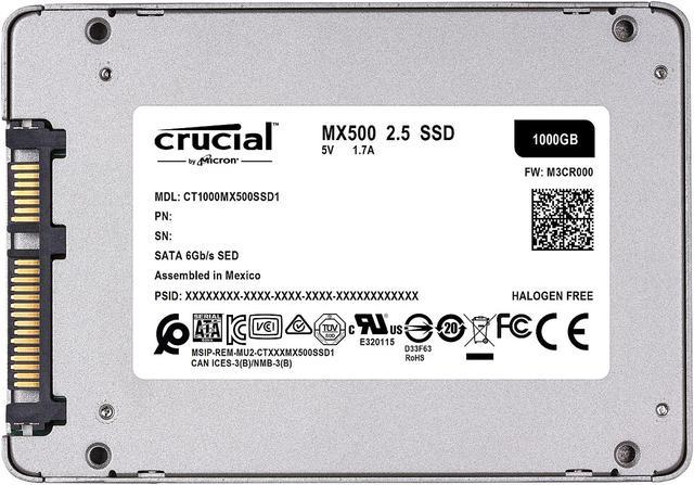 Crucial MX500 1TB 3D NAND SATA 2.5 Inch Internal SSD - Newegg.com