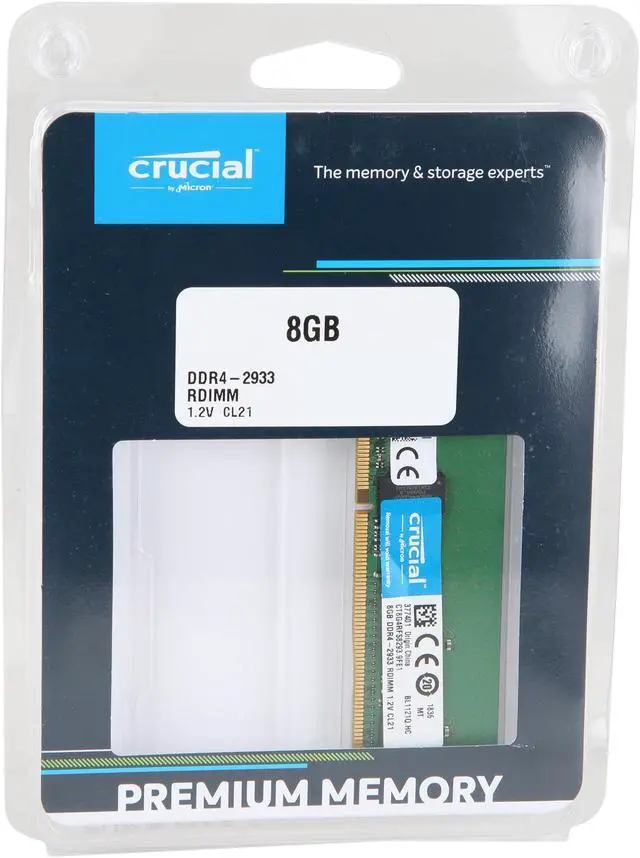 DDR4 2933 ecc registered 8GB×2枚 Crucial 8GB ECC Registered DDR4 2933 (PC4 23400) Server