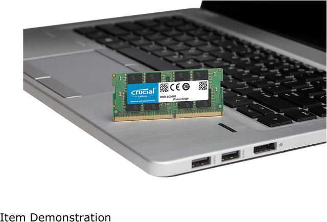 New Crucial 8GB DDR4 3200MHz PC4-25600 260-Pin CL22 Laptop SODIMM Memory  Ram