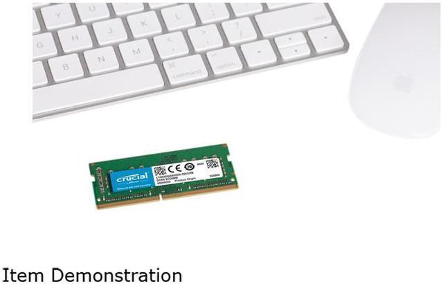 Alt view image 5 of 5 - Crucial 16GB Single DDR4 2666 MT/s (PC4-21300) CL19 DR x8 SODIMM 260-Pin for Mac - CT16G4S266M