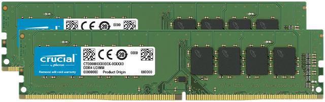 Crucial 64GB Kit (32GBx2) DDR4 3200 MT/s CL22 DIMM 288-Pin Memory -  CT2K32G4DFD832A