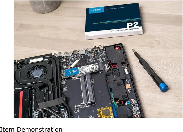 Alt view image 5 of 7 - Crucial P2 500GB 3D NAND NVMe PCIe M.2 SSD Up to 2300 MB/s - CT500P2SSD8