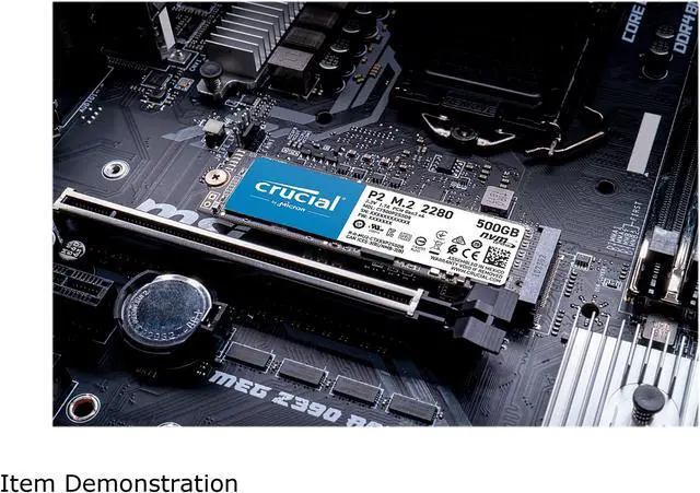 Alt view image 6 of 7 - Crucial P2 500GB 3D NAND NVMe PCIe M.2 SSD Up to 2300 MB/s - CT500P2SSD8