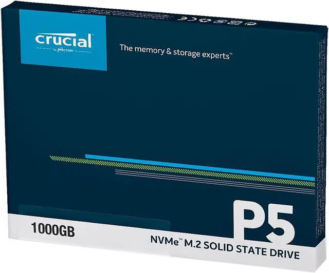 Alt view image 6 of 6 - Crucial P5 1TB 3D NAND NVMe Internal SSD, up to 3400 MB/s - CT1000P5SSD8