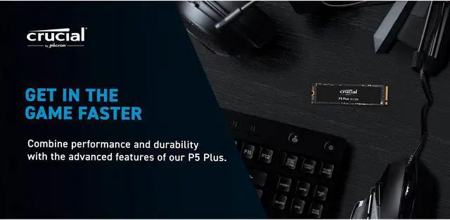 Alt view image 7 of 13 - Crucial P5 Plus M.2 2280 1TB PCI-Express 4.0 x4 NVMe 3D NAND Internal Solid State Drive (SSD) CT1000P5PSSD8