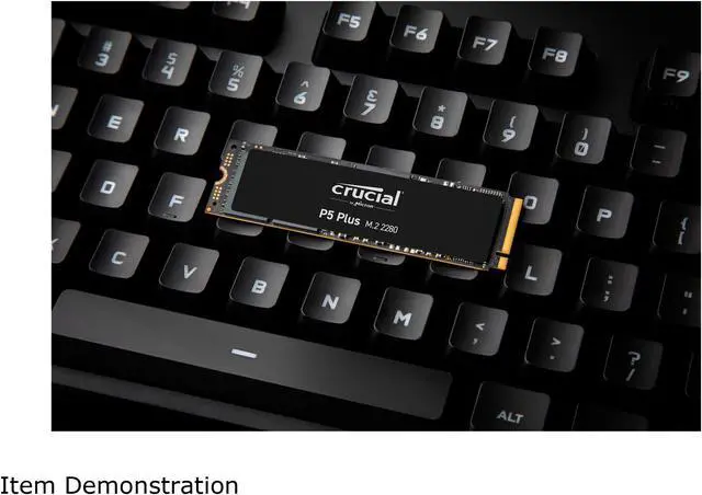 Alt view image 12 of 13 - Crucial P5 Plus M.2 2280 1TB PCI-Express 4.0 x4 NVMe 3D NAND Internal Solid State Drive (SSD) CT1000P5PSSD8