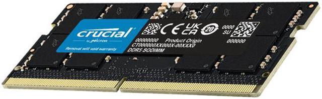 Crucial DDR5 Classic 48GB 262-Pin DDR5 SO-DIMM DDR5 5600 (PC5 44800) Laptop  memory