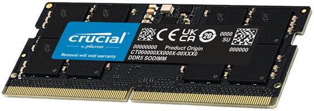 Alt view image 4 of 9 - Crucial 16GB 262-Pin DDR5 SO-DIMM DDR5 5600 Laptop Memory Model CT16G56C46S5