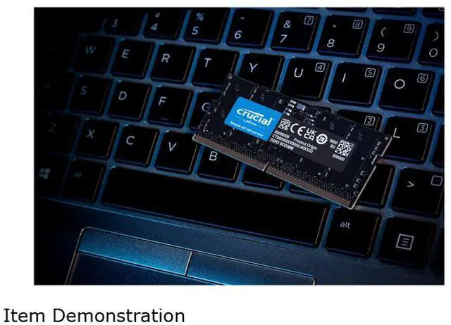 Alt view image 6 of 9 - Crucial 32GB (2 x 16GB) 262-Pin DDR5 SO-DIMM DDR5 4800 (PC4 38400) Laptop Memory Model CT2K16G48C40S5