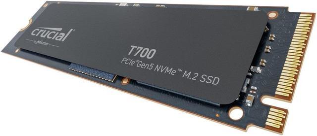 Comparer les prix : Crucial T700 4To Gen5 NVMe M.2 SSD - Jusqu'à 12 400  Mo/s - DirectStorage activé - CT4000T700SSD3 - Jeux, Photographie, Montage  vidéo et Design - Disque dur interne